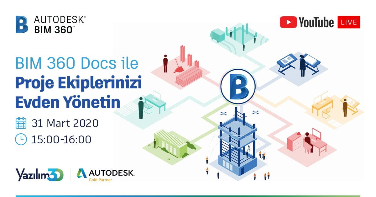 2020 06 26 BIM360 Docs 1 1200x627 1 1 BIM 360 Docs ile Proje Ekiplerinizi Evden Yönetin