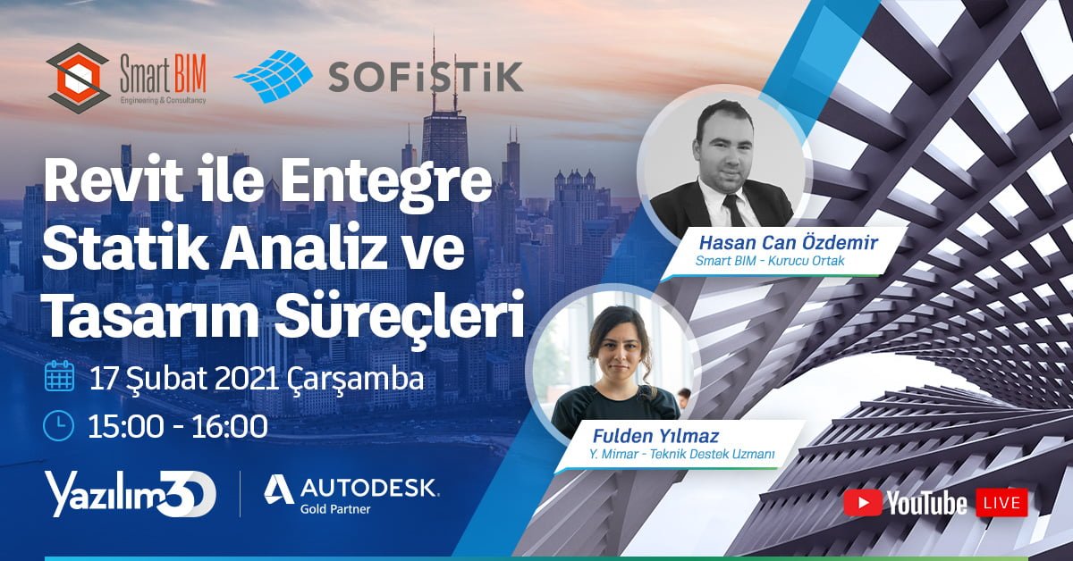 2021 02 17 Event 1200x628 2 1 Smart BIM & SOFiSTiK ile Revit için Statik Analiz ve Tasarım Süreçleri