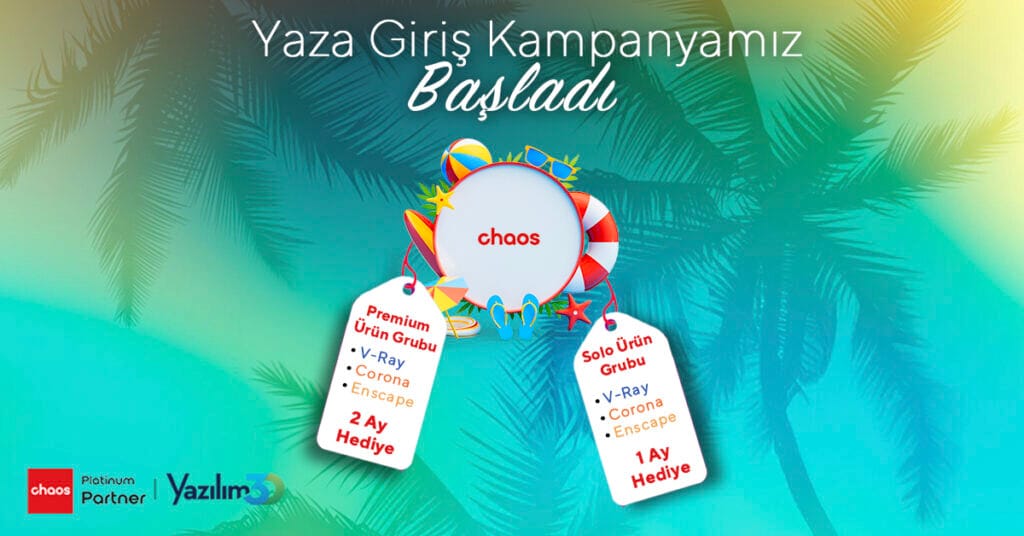 Chaos Yaz Kampanyası ile Yaratıcılığınızı Ödüllendirin